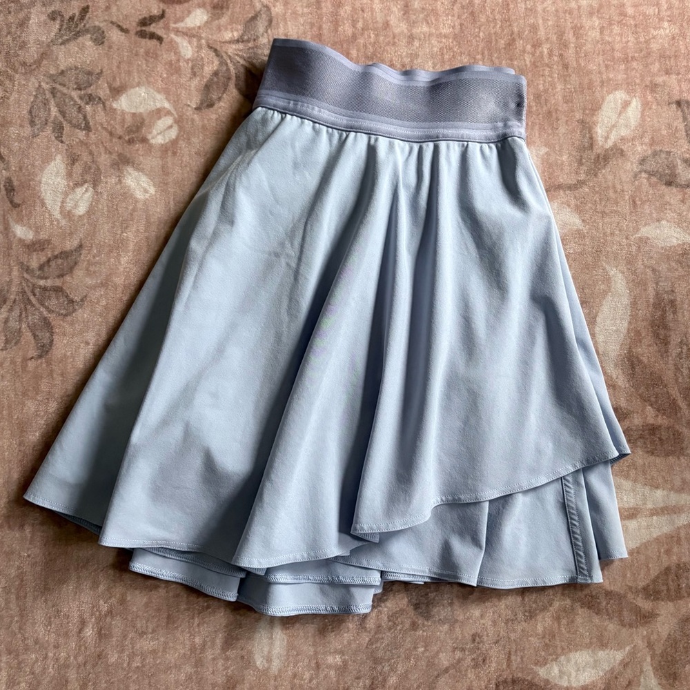 🩵🦋 Lululemon Court Rival high rise skort *Long, sz. 12 🦋🩵 - Picture 3 of 10